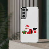 Nerdy Santa Phone Case | Dual-Layer Protection | Fun Holiday Design | Fits iPhone 16 and More