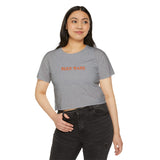 Book Babe Orange - Cropped Tee - Bookish Loving