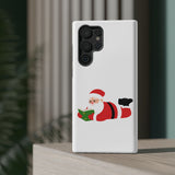 Nerdy Santa Phone Case | Dual-Layer Protection | Fun Holiday Design | Fits iPhone 16 and More