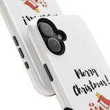 Merry Christmas Bookish Christmas Tree Phone Case | Dual-Layer Protection | Festive Literary Design | Fits iPhone 16 and More