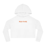 Book Babe Orange - Cropped Hoodie - Bookish Loving