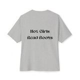 Hot Girls Read Books - Oversized Boxy Tee - Bookish Loving