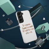 I Run on Books and Christmas Cheer | Custom Impact Resistant iPhone Case | Holiday Design | Durable and Slim Fit | Fits Multiple iPhone Models