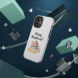 Merry Christmas Bookish Christmas Tree Phone Case | Dual-Layer Protection | Festive Literary Design | Fits iPhone 16 and More