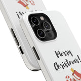 Merry Christmas Bookish Christmas Tree Phone Case | Dual-Layer Protection | Festive Literary Design | Fits iPhone 16 and More