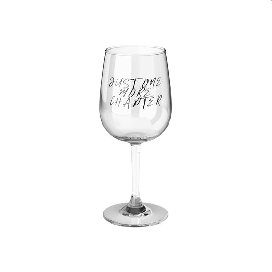 One More Chapter - Stemmed Wine Glass - Bookish Loving