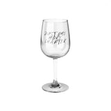 One More Chapter - Stemmed Wine Glass - Bookish Loving