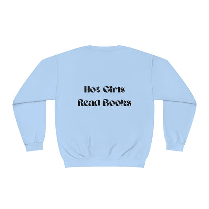 Hot Girls Read Books - Crewneck Sweatshirt - Bookish Loving