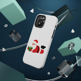 Nerdy Santa Phone Case | Dual-Layer Protection | Fun Holiday Design | Fits iPhone 16 and More