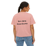 Hot Girls Read Books - Women's Boxy Tee - Bookish Loving