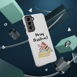 Merry Christmas Bookish Christmas Tree Phone Case | Dual-Layer Protection | Festive Literary Design | Fits iPhone 16 and More