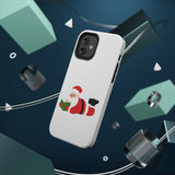 Nerdy Santa Phone Case | Dual-Layer Protection | Fun Holiday Design | Fits iPhone 16 and More