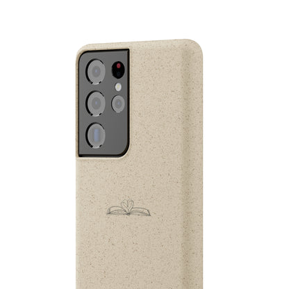 Open Book with Heart Biodegradable Phone Case | Eco-Friendly & Wireless Charging