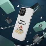 Merry Christmas Bookish Christmas Tree Phone Case | Dual-Layer Protection | Festive Literary Design | Fits iPhone 16 and More