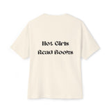 Hot Girls Read Books - Oversized Boxy Tee - Bookish Loving