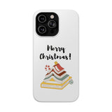 Merry Christmas Bookish Christmas Tree Phone Case | Dual-Layer Protection | Festive Literary Design | Fits iPhone 16 and More