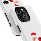 Nerdy Santa Phone Case | Dual-Layer Protection | Fun Holiday Design | Fits iPhone 16 and More