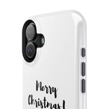 Merry Christmas Bookish Christmas Tree Phone Case | Dual-Layer Protection | Festive Literary Design | Fits iPhone 16 and More