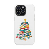 Bookish Christmas Tree Phone Case | Dual-Layer Protection | Festive Holiday Design | Fits iPhone 16 and More