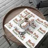 North Pole Reader's Club Wrapping Paper | Festive Book Lover Gift Wrap | Available in Matte & Satin Finishes | Eco-Friendly Printed Gift Wrap