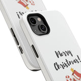 Merry Christmas Bookish Christmas Tree Phone Case | Dual-Layer Protection | Festive Literary Design | Fits iPhone 16 and More