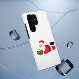 Nerdy Santa Phone Case | Dual-Layer Protection | Fun Holiday Design | Fits iPhone 16 and More