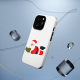 Nerdy Santa Phone Case | Dual-Layer Protection | Fun Holiday Design | Fits iPhone 16 and More