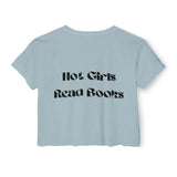 Hot Girls Read Books - Crop Top - Bookish Loving