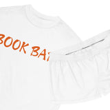 Book Babe Orange - Women's Short Pajama Set - Bookish Loving