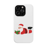 Nerdy Santa Phone Case | Dual-Layer Protection | Fun Holiday Design | Fits iPhone 16 and More