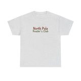 North Pole Reader's Club Tee | Festive Holiday Shirt for Book Lovers | Unisex Cotton T-Shirt