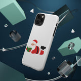 Nerdy Santa Phone Case | Dual-Layer Protection | Fun Holiday Design | Fits iPhone 16 and More