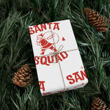 Santa Squad Wrapping Paper | Holiday Gift Wrap Design | Available in Matte & Satin Finishes | Eco-Friendly Printed Gift Wrap