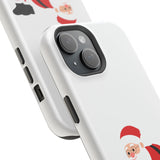 Nerdy Santa Phone Case | Dual-Layer Protection | Fun Holiday Design | Fits iPhone 16 and More