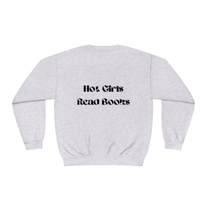 Hot Girls Read Books - Crewneck Sweatshirt - Bookish Loving