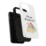 Merry Christmas Bookish Christmas Tree Phone Case | Dual-Layer Protection | Festive Literary Design | Fits iPhone 16 and More