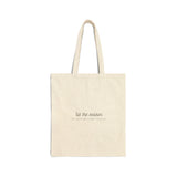 'Tis the Season to Leave Me Alone to Read Tote Bag | 100% Cotton Canvas | Book Lover Holiday Tote | Natural Color Only