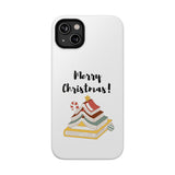 Merry Christmas Bookish Christmas Tree Phone Case | Dual-Layer Protection | Festive Literary Design | Fits iPhone 16 and More