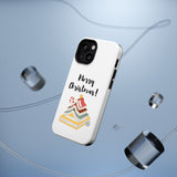 Merry Christmas Bookish Christmas Tree Phone Case | Dual-Layer Protection | Festive Literary Design | Fits iPhone 16 and More