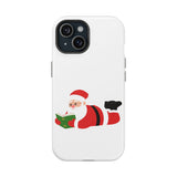 Nerdy Santa Phone Case | Dual-Layer Protection | Fun Holiday Design | Fits iPhone 16 and More