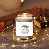 North Pole Book Club | 9oz Soy Wax Candle | Festive Scents | Literary-Inspired Decor | Clear Glass Jar