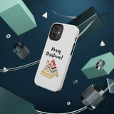 Merry Christmas Bookish Christmas Tree Phone Case | Dual-Layer Protection | Festive Literary Design | Fits iPhone 16 and More