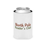 North Pole Reader's Club | Insulated Can Coolers | Festive Drinkware for Book Lovers