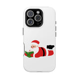 Nerdy Santa Phone Case | Dual-Layer Protection | Fun Holiday Design | Fits iPhone 16 and More