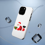 Nerdy Santa Phone Case | Dual-Layer Protection | Fun Holiday Design | Fits iPhone 16 and More