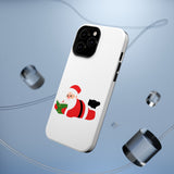 Nerdy Santa Phone Case | Dual-Layer Protection | Fun Holiday Design | Fits iPhone 16 and More