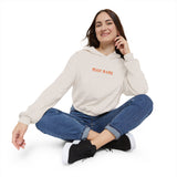 Book Babe Orange - Cinched Bottom Hoodie - Bookish Loving