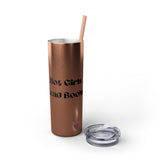 Hot Girls Read Books - Skinny Tumbler with Straw - Bookish Loving