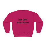 Hot Girls Read Books - Crewneck Sweatshirt - Bookish Loving