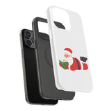 Nerdy Santa Phone Case | Dual-Layer Protection | Fun Holiday Design | Fits iPhone 16 and More